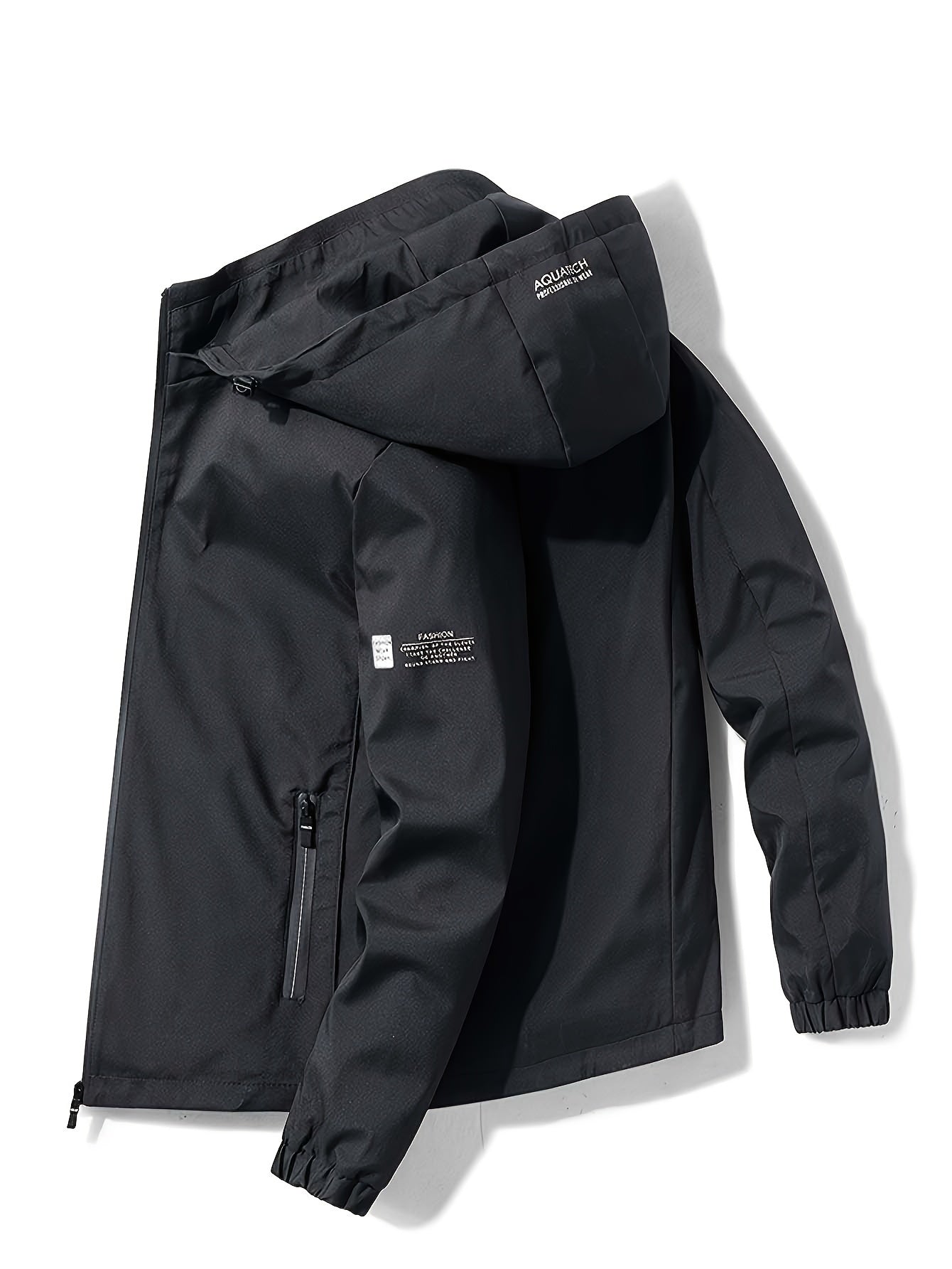 Men’s Casual Zip-Up Jacket | Hooded Outdoor Style