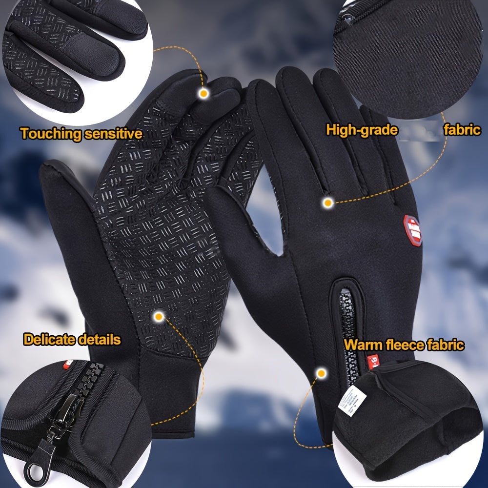 Touchscreen Winter Gloves | Windproof Outdoor Sports Gloves