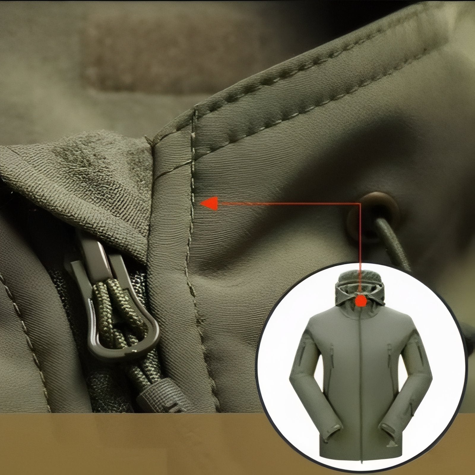 Men’s Winter Tactical Jacket | Outdoor Hooded Jacket