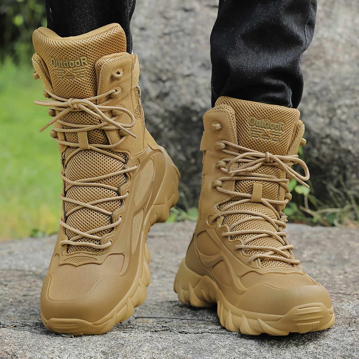Men’s Tactical Combat Boots | Outdoor Military Style Footwear