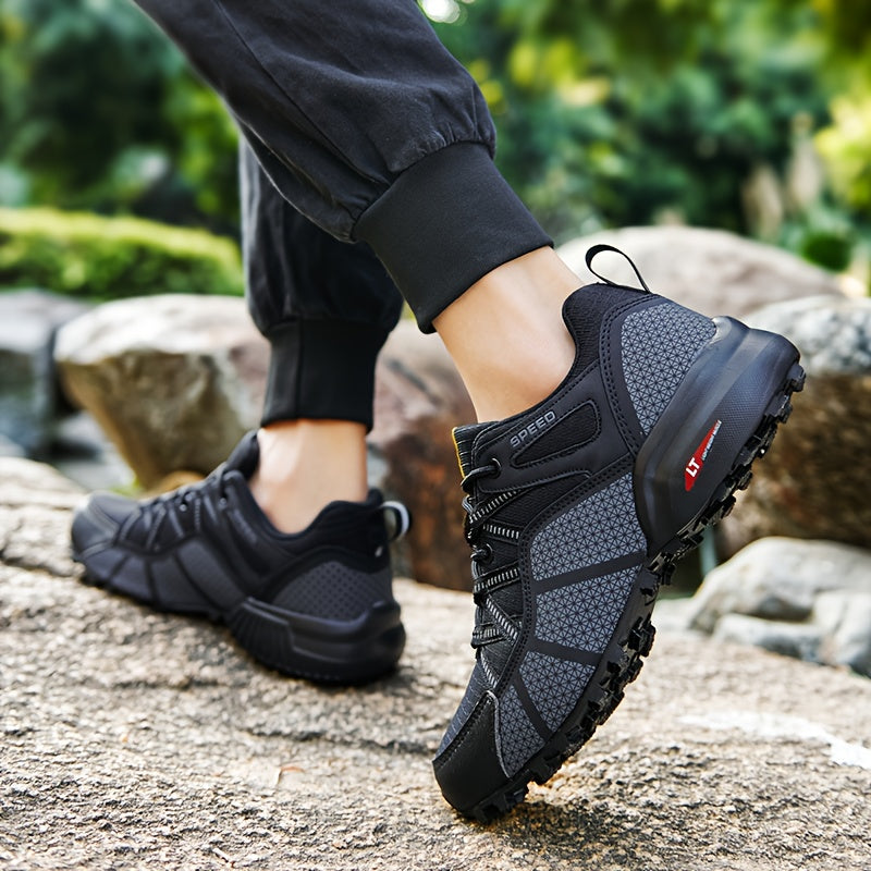 Men’s Trekking Hiking Shoes | Outdoor Non-Slip Running Sneakers