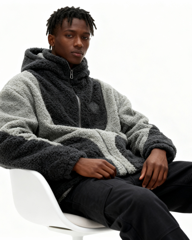 Cloud Lamb Wool Vintage Streetwear Hoodie